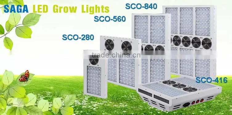 EverGrow Led Grow Light 600W Hydroponic Plant Veg Flower TrueWatt 400W