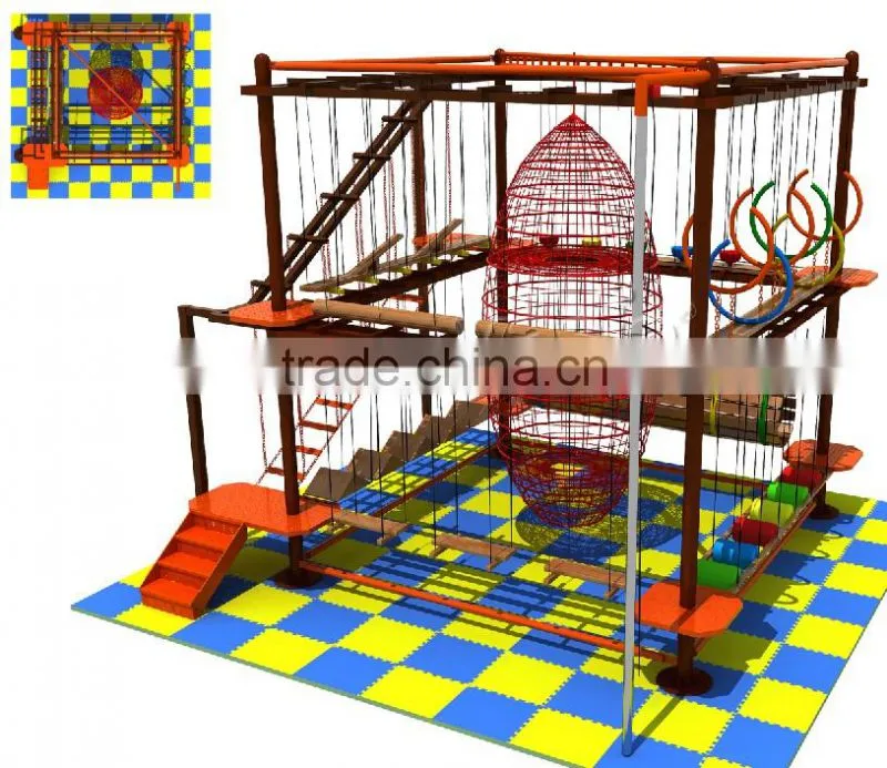 kids and adults obstacle course ropes indoor adventure playground