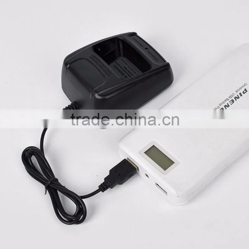 DC5V-500mA Desktop Li-ion USB Battery Charger For BaoFeng BF- 888S Walkie Talkie