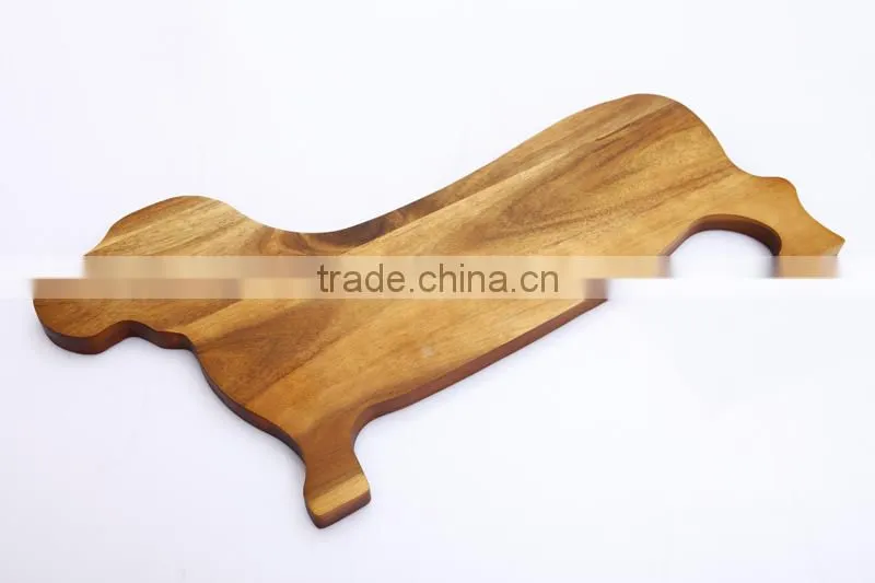 Pass FDA, LFGB, SGS cute dog shaped FDA, LFGB, SGS chopping board