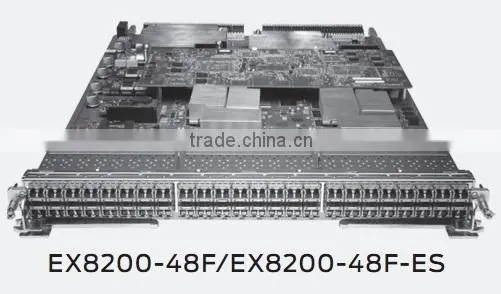 JUNIPER EX8200-48F EX8200-48F-ES 48-port 100FX/1000BASE-X SFP line card for EX8208 EX8216