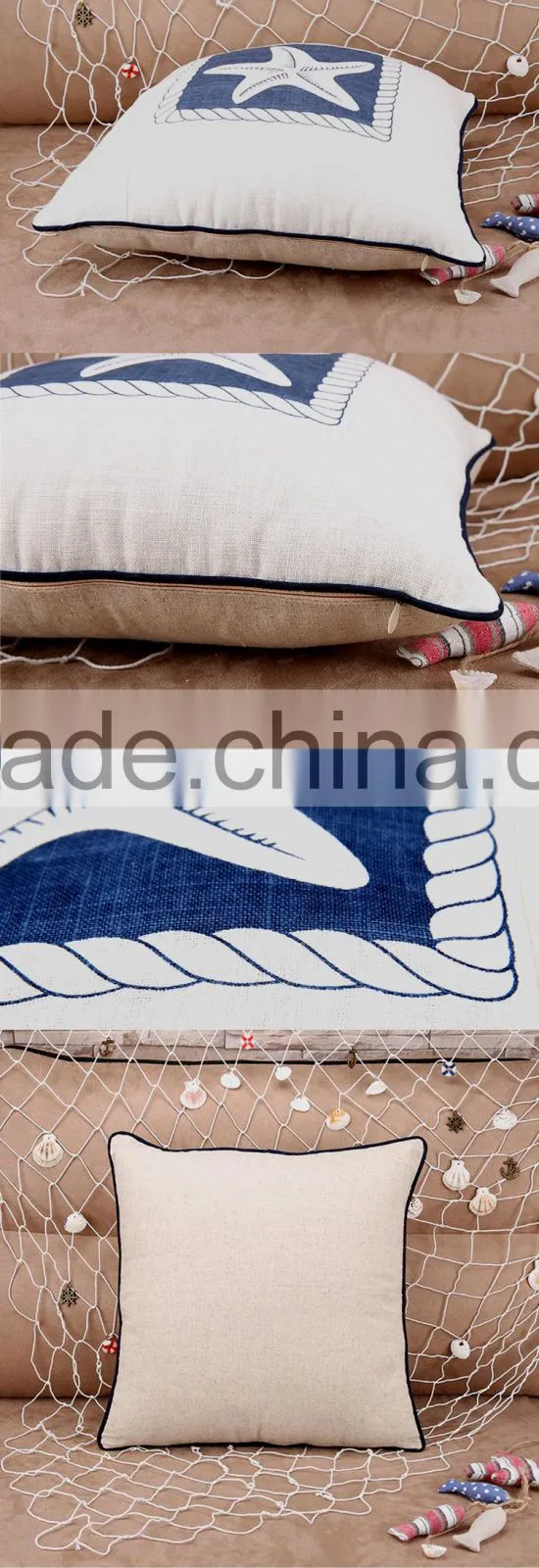 Starfish Cushion Beds Marine Style Cushion Cover Lounge Cushion