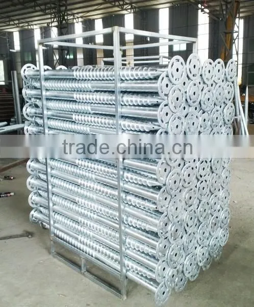 ground screw for solar mounting foundation