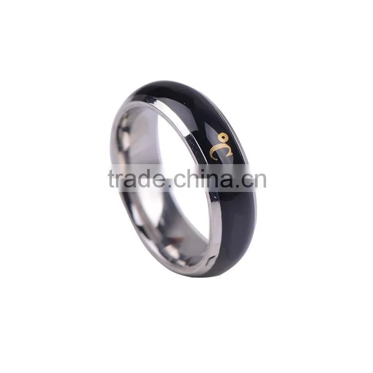 new design fashion changing color mood ring