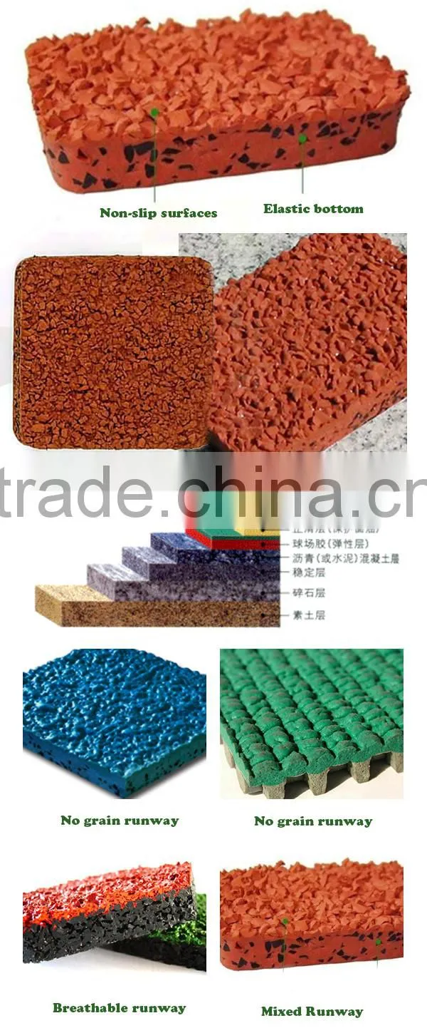 2015 Prefabricated Rubber Athletic Track