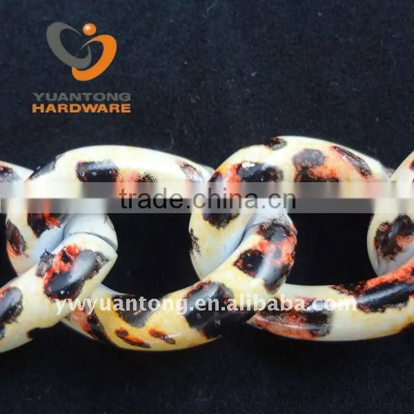 Fashion jewelry 4mm finished high quality aluninum chain