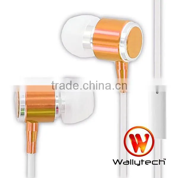 Wallytech Colorful Metallic Stereo in-Ear Earphone