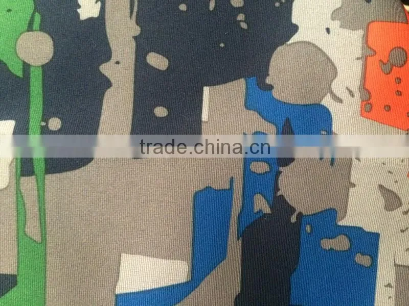 Waterproof Doublepick Camouflage Printed Polyester Taslon