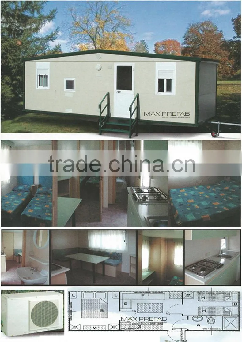 Light weight good quality prefab office container / container living units for sale