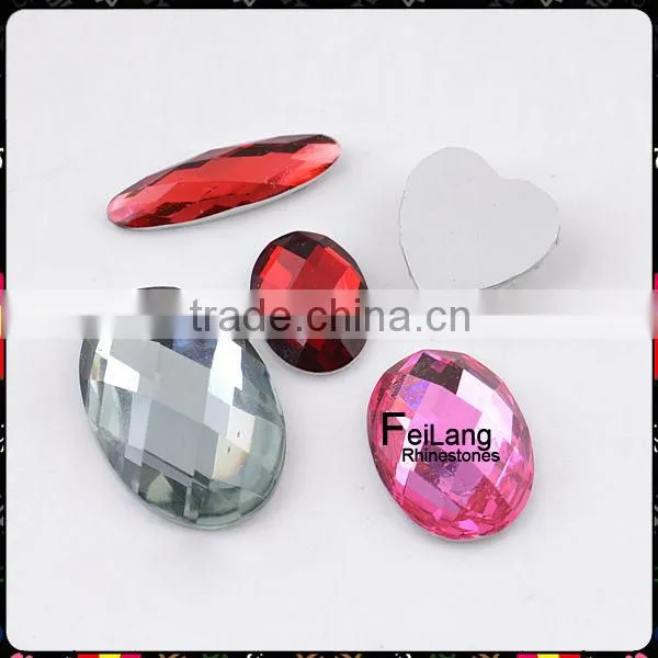 Feilang brand flatback resin rhinestone for DIY and decoration