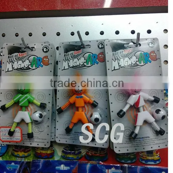 Magnetic toy with facial expression