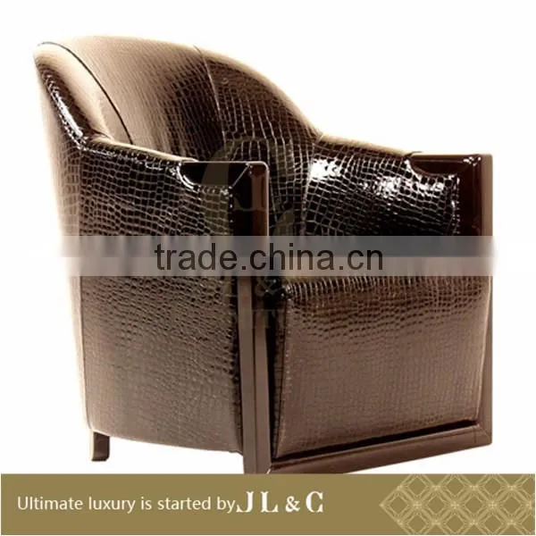 JS01 Three Seater Sofa Full Grain Aniline Leather Sofa JL&C Luxury Home Furniture New Sofa Designs (China Supplier)