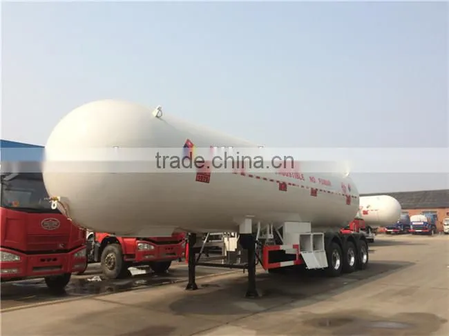 liquified natural gas tanker semi trailer LPG truck for sale
