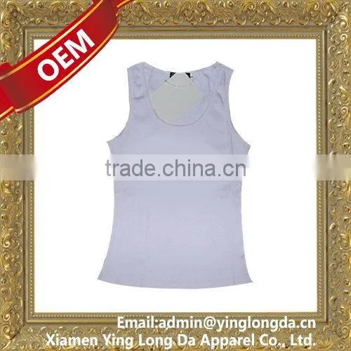 High quality new products spaghetti strap girl vest
