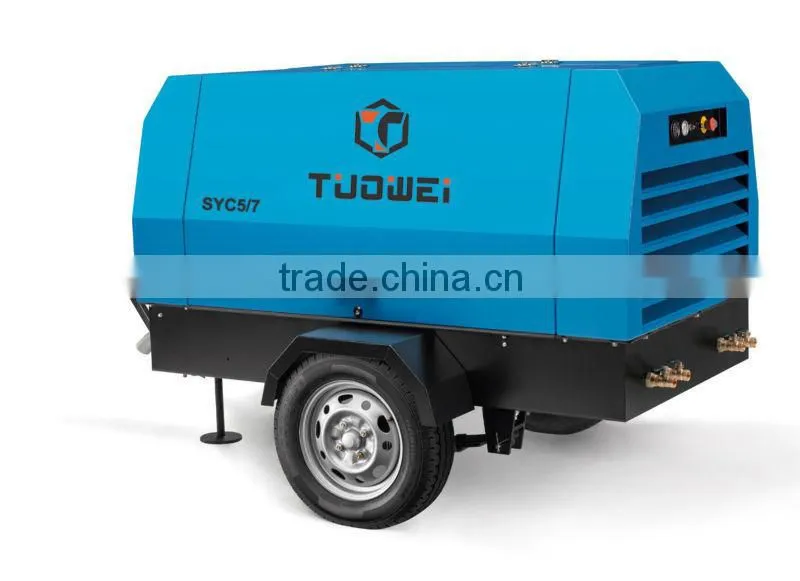 Advanced high pressure portable screw air compressor for sale