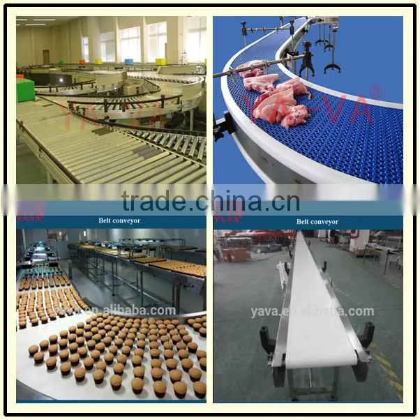 POM modular belt conveyor with SUS304 structure profile