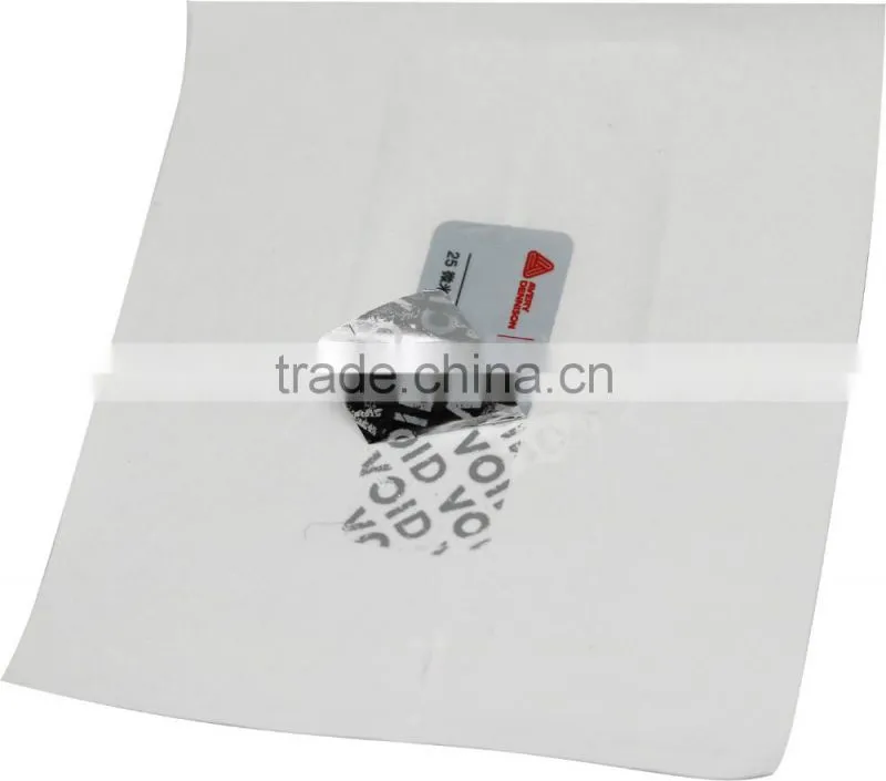 Security Customized Warranty VOID Sticker