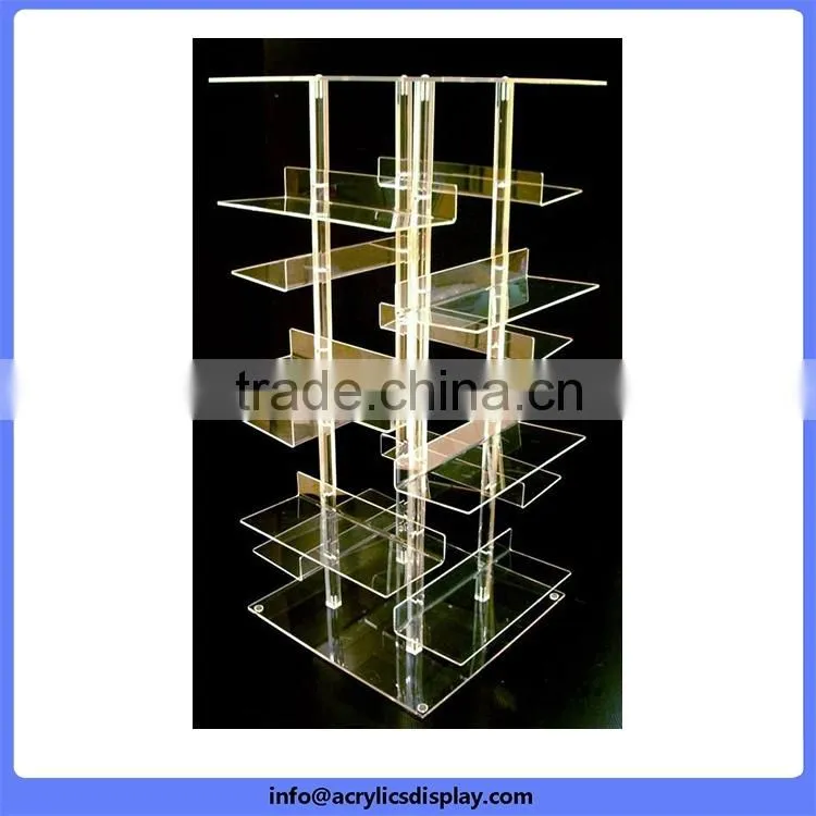 Cheap High quality acrylic display shelf with custom design