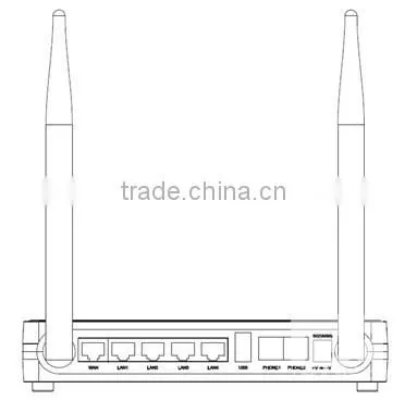 802.11ac Dual-Band AP with 2 FXS G702