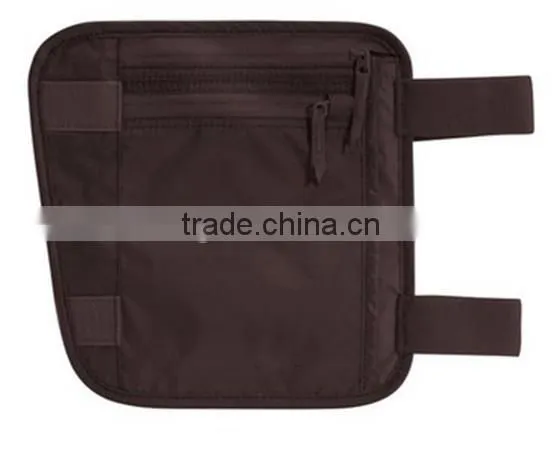 Rfid Zipper Travel Gear Undercover Leg Wallet