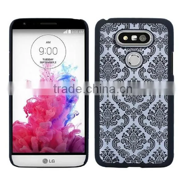 C&T Damask Design Ultra Slim Clear Hard Back Case Cover for LG G5