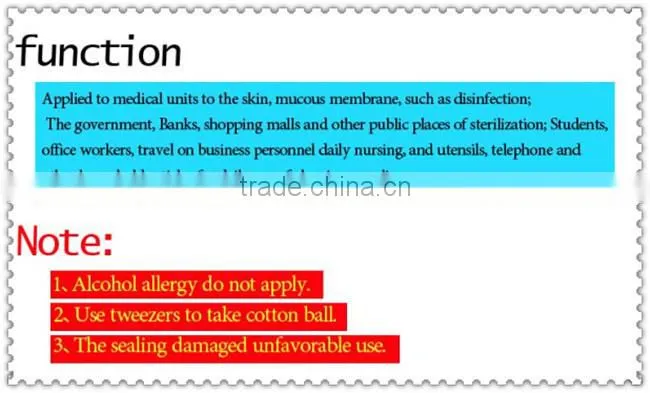 sterilize alcohol cotton ball, medical alcohol disinfection cotton ball
