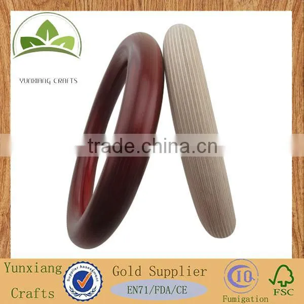 Soild wooden fitness ring wooden gym ring