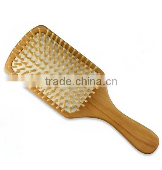 BIG Woodenbig hair comb vent Brush Hair keratin care and Beauty Spa Massage comb