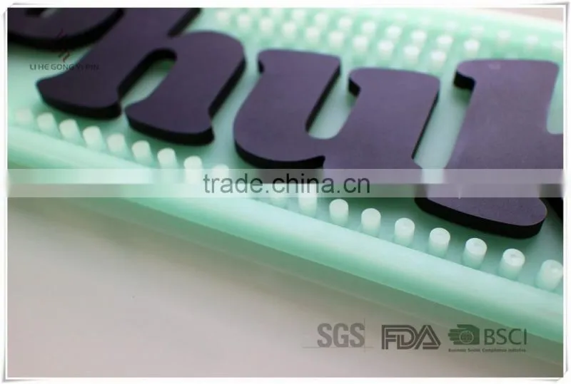 Save 10% rectangle soft pvc noctilucence bar mat, custom bar spill mat