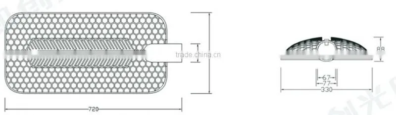 IP66 UL CE Rohs Kaich 120w150w 180W Street LED Light with Meanwell Driver