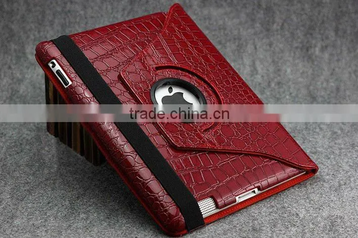 Litchi Pattern PU Leather cases for iPad 2/3