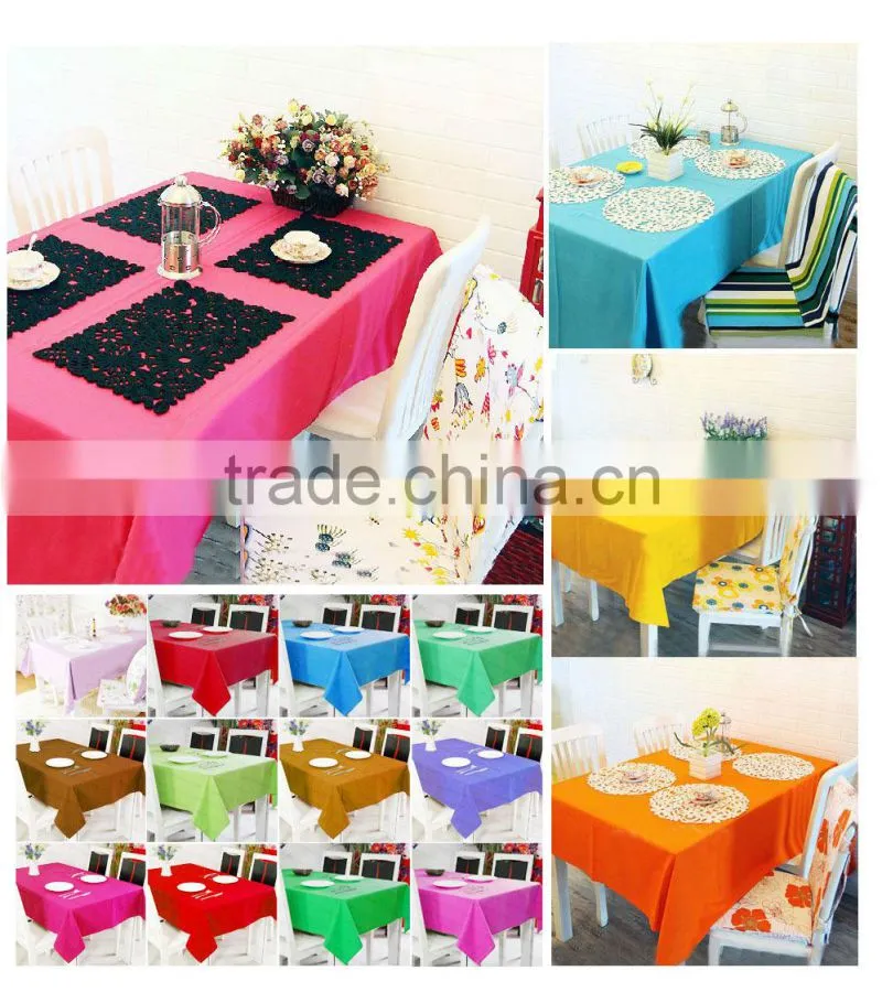 Factory Selling Restaurant Polyester Table Cloth