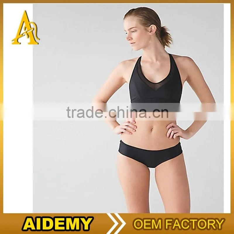 Sexy Yoga Bra And Panty Set Teenager Gril Bra And Underwear Sports Bra Panty Set