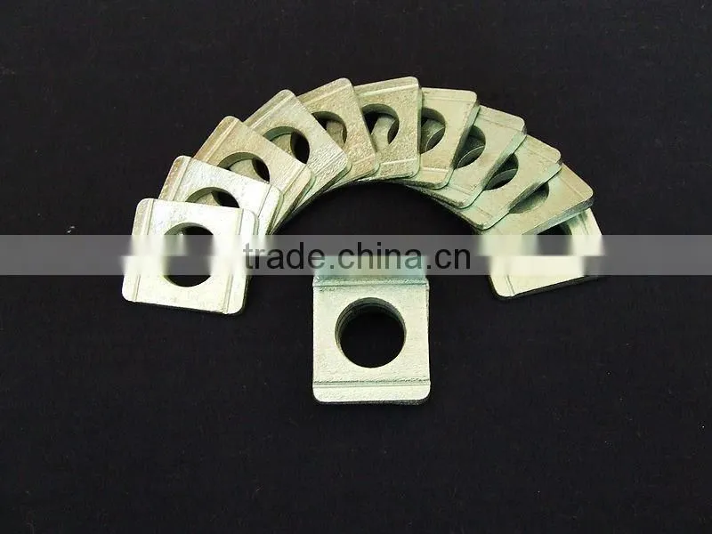 High quality steel square taper washers DIN434