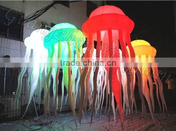 Stage decoration LED jellyfish inflatables inflatable decorating jellyfish balloon
