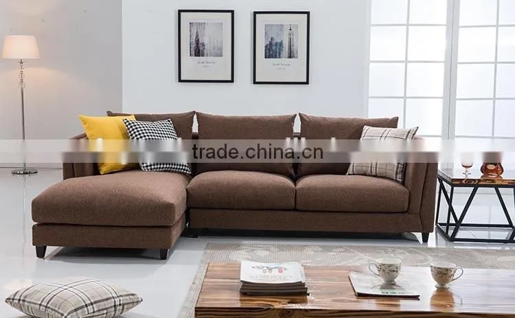 fashionable nordic style wooden legs fabric sofa set 1seater/2setaer/3seater