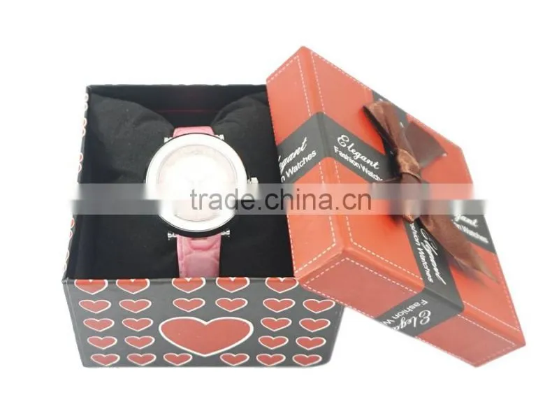 Hot in the market watch gift box active spot printing cover butterfly top promotional case