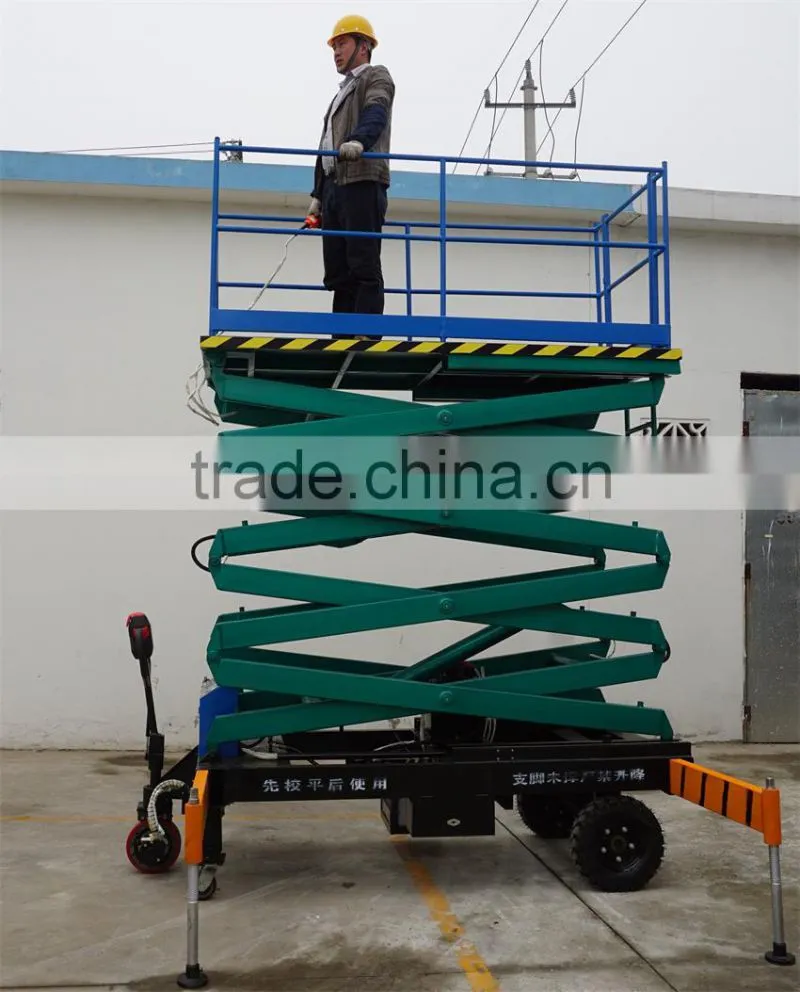 Upright Scissor Lift Platform for aerial work