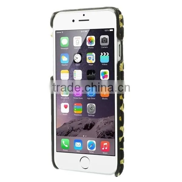 Very hot sell leopard case cover for iphone 6