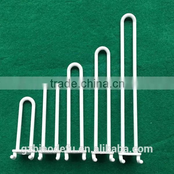Supermarket Double Wire Euro Plastic Display Hook