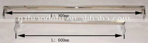 Chrome plating U-shaped display hanging rails