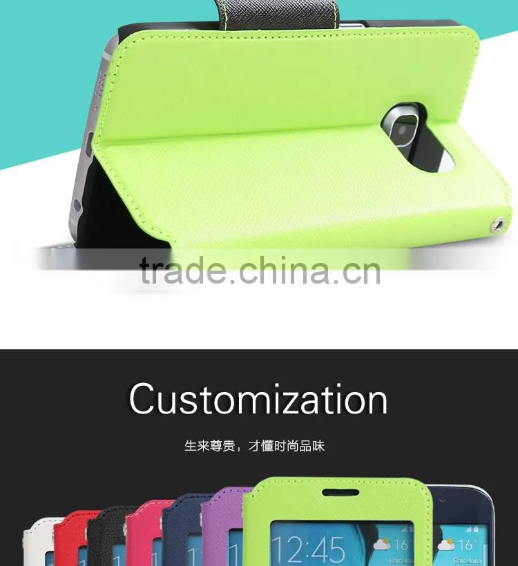 LZB high quality flip pu leather phone cover for Micromax Canvas HD A190
