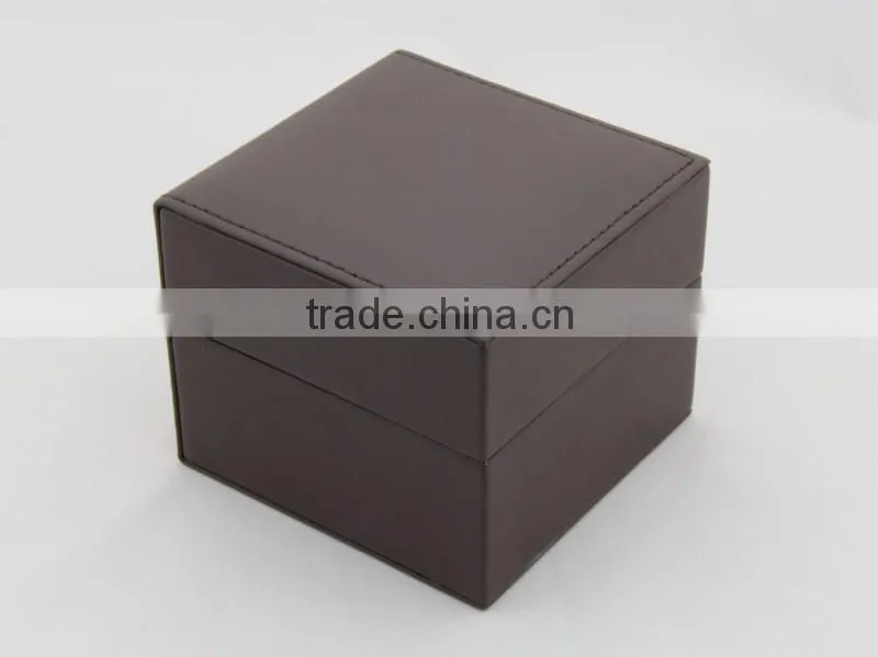 Luxury Customized High Quality black leather Watch Box