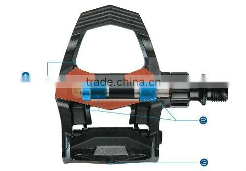 Racing pedal, Road bike, Super-Profession type Extra wide plate form for maximum power transfer