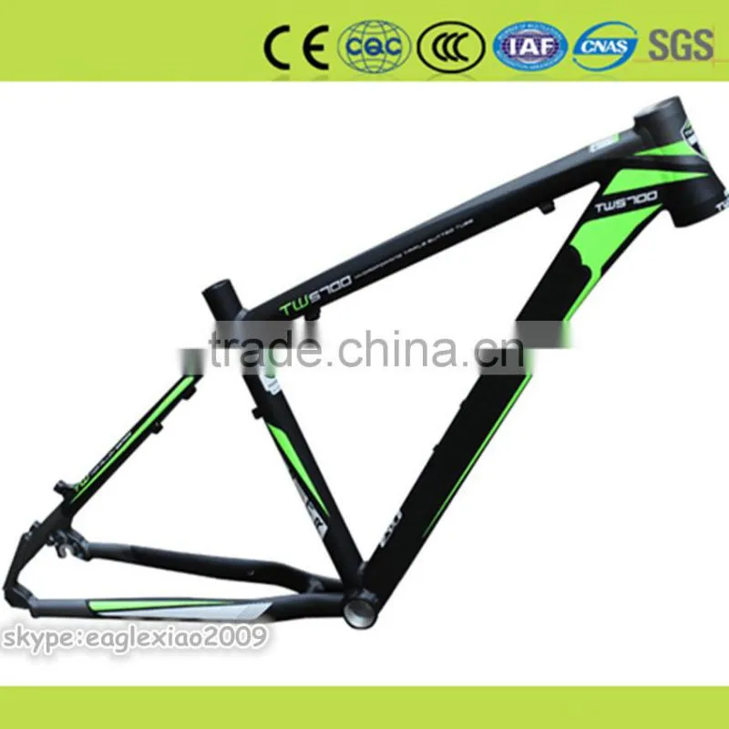Glossy finshed Matte mountain bike frame finished Aluminum alloy 7005 cross country bike