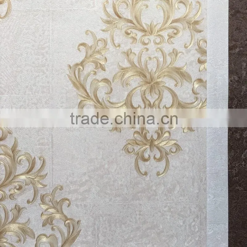 vinyl wallpaper of classical design for hotel and home