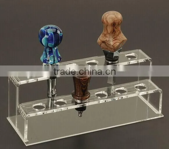 Custom acrylic wine stopper display holder