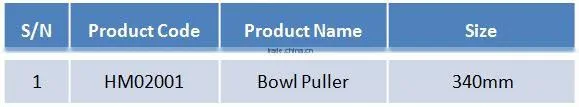 Commercial squid fishing tool Bowl Puller