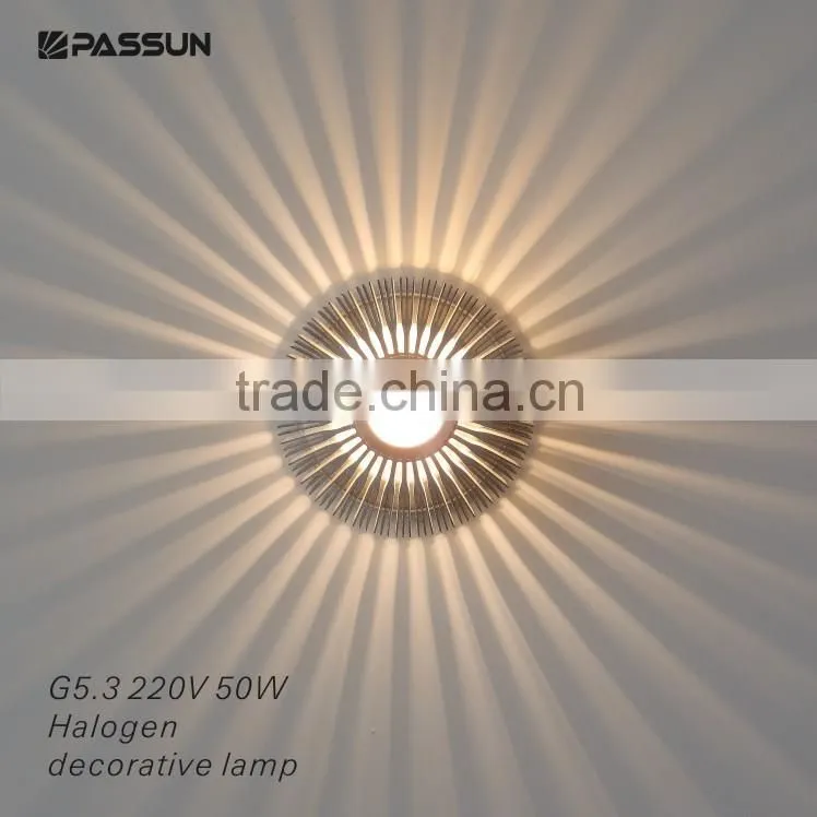 fashion design aluminum surface mounted halogen light for indoor decoration