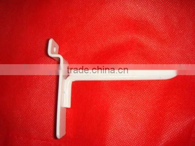 Wall-mounted slatted channel slotted slatwall square oval elliptical round display hook